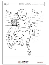 Futbol boyama sayfaları